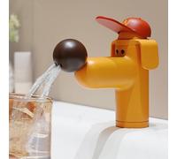 Billg Mitigeur Lavabo, Robinet Salle de Bain Monocommande Moderne Design Eau Chaude et Froide Disponible pour Lavabo dans la Salle de Bain, Les Toilettes des Invités, G3/8