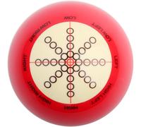 Billiard Ball,Profession Resin Standard Practice Training Cue Ball Portable Billiards Cue Ball Practice Standard Lines Training Assist Accessory For America Pool Eight Ball