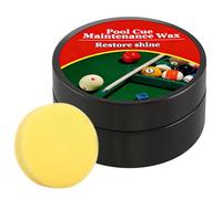 Billiard Shine Restorer, 50g High Gloss Cleaning Wax for Ball Surfaces Polishing, Deep Stain Removal with Smooth Restore Function, Cue Sport Maintenance Use for Table, Balls Beginners and Professional