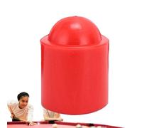 Billiard Stick Tail Sleeve - Bouchon d'extrémité en PE Soft Cue End, Housse de Élastique Anti-Scratch Casquette Rouge Noire, Conception Légère et Durable | Essential Cue Bottom Cover pour Billard
