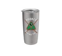 Billiards Pool Player Hooked Behind The 8 Gobelet isotherme en acier inoxydable double paroi