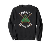 Billiards Pool Player Hooked Behind The 8 Sweatshirt