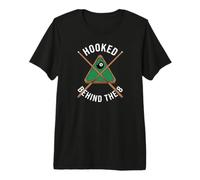 Billiards Pool Player Hooked Behind The 8 T-Shirt Haut de Gamme