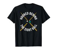 Billiards Pool Player Hooked Behind The Eight Ball T-Shirt
