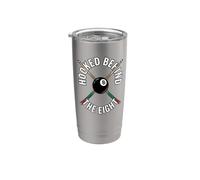 Billiards Pool Player Hooked Behind The Eight Gobelet isotherme en acier inoxydable double paroi