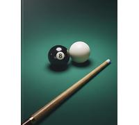 Billiards Snooker Notebook - 8.5x11, 140 Lined Pages: Perfect for Players | Cue Sports Journal | Pool Practice Notes & Game Records