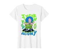 Billie Eilish Agony Blanc T-Shirt, Femme, Blanc, XXL