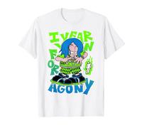 Billie Eilish Agony Blanc T-Shirt, Homme, Blanc, M