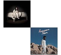 Billie Eilish - Billie Eilish + Khalid Vinyl Collection: 2 LP Records - When We Fall Asleep, Where Do We Go? (Pale Yellow Colored Edition) + American Teen