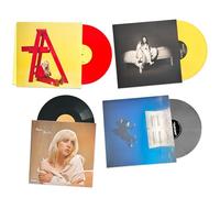Billie Eilish Collection complète de discographie de couleurs : Don't Smile At Me Red When We All Fall Asleep, Where Do We Go ? Jaune Happier Than Ever / Hit Me Hard and Soft Grey