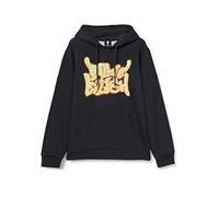 Billie Eilish - Felpa # XXL Unisex Grey # Airbrush Flames Blohsh [Import]