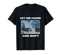 Billie Eilish Hit ME Hard and Soft Noir inversé T-Shirt, Homme, Noir, 4XL