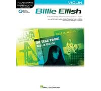 Billie Eilish Instrumental Play-along Book, Includes Downloadable Audio for Violin: Violin Instrumental Play-along Pack