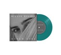 BILLIE EILISH | Ocean Eyes | Vinyle gravé turquoise translucide 7" simple 45 ...