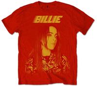Billie Eilish 'Racer Logo Jumbo' (Rouge) T-Shirt