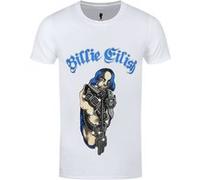Billie Eilish T-Shirt Bling Homme Blanc - Taille M Blanc G