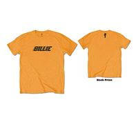 Billie Eilish - T-Shirt # L Unisex Orange # Racer Logo & Blohsh [Import]
