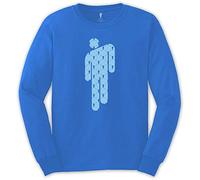 Billie Eilish T-shirt manches longues Manonman Unisexe Bleu XXL (Import)