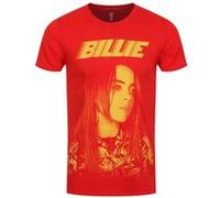 Billie Eilish T-Shirt Racer Logo Jumbo Homme Rouge - Taille XXL G