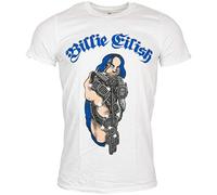Rock Off Trade - T-shirt Billie Eilish Unisexe Blanc XL Bling (Import)