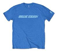 Billie Eilish T-Shirt Racer Logo Homme Bleu - Taille XXL Bleu G