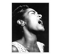 Billie Holiday Poster 13 x 18 cm Noir Tableaux Décoration murale