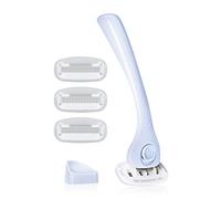 Billie Kit Rasoir pour Femme - Rasoir Femme + 4 Recharges Rasoir 5 Lames + Support Magnétique - Cool Blue