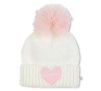 Billieblush - Bonnet Tricot À Pompon - Rice - Fille - Taille T0