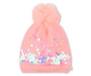 Billieblush - Bonnet Tricot - Peche - Fille - Taille T2