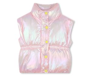 Billieblush - Doudoune Sans Manches - Peche - Fille - 10 Ans