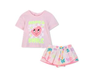 Billieblush - Ensemble Tee-shirt + Short - Craie - Fille - 6 Mois