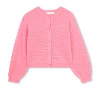 Billieblush - Gilet En Maille Ajouré - Rose Fluo - Fille - 12 Ans