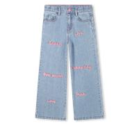 Billieblush - Pantalon En Denim Brodé - Double Stone+bleach - Fille - 10 Ans