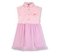Billieblush - Robe Bi-matière - Rose Ecru - Fille - 12 Ans