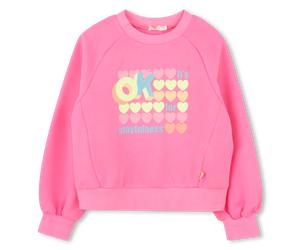 Billieblush - Sweat-shirt Teinté En Molleton - Storm Pink - Fille - 4 Ans