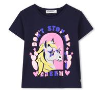 Billieblush U21630 Short Sleeve T-shirt Bleu 24 Months Fille