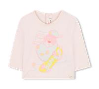 Billieblush - T-shirt À Manches Longues - Rose Courage - Fille - 12 Mois