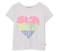 Billieblush T-shirt manches courtes fille Blanc 8 ans