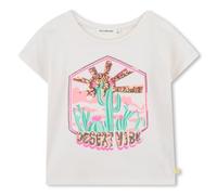 Billieblush U21422 T-Shirt pour Fille, Blanc, 5 Ans
