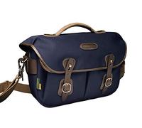 Billingham Sac Hadley Pro 2020 en Toile Bleu Marine/Bords Cuir Chocolat