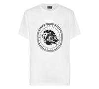 Billionaire, Homme, Tops, Blanc, Taille: 2XL T-shirt Col Rond MC