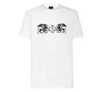 Billionaire, Homme, Tops, Blanc, Taille: 2XL T-shirt Col Rond MC