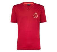 Billionaire, Homme, Tops, Rouge, Taille: XS T-shirt V-Neck SS Members only