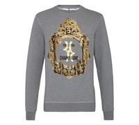 Billionaire - LS Baroque SweaT-shirt - Homme - Sweatshirts et sweats à capuche - Gris - Taille: 3XL