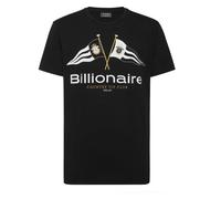 Billionaire - T-shirt Col Rond Flags - Homme - Tops - Noir - Taille: 4XL