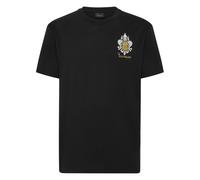 Billionaire - T-Shirt Col Rond Fleur-de-lis - Homme - Tops - Noir - Taille: 2XL