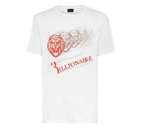 Billionaire - T-Shirt Col Rond - Homme - Tops - Blanc - Taille: S