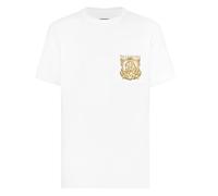 Billionaire - T-Shirt Col Rond Lion - Homme - Tops - Blanc - Taille: XL