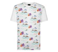 Billionaire - T-Shirt Col Rond Palms - Homme - Tops - Multicolore - Taille: S