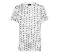 Billionaire - T-shirt Col Rond SS Crest - Homme - Tops - Blanc - Taille: S